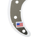 Fresh Red Pearl Precision Bass Pickguard For Electric Guitars Easy Install Durable Material 15 Unique Designs To Dial In Your Style Slap On A Bold New Look Without Slowing Your Show., white 4-ply Precision Bass pickguard with USA sticker