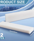 2 Pcs HDPE Plastic Blocks 1 In By 3 In By 12 In Solid Polyethylene Blocks for Machining DIY Projects and Prototyping