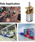 Six Volt DC Micro Gear Motor With All Metal Gears And N20 Gearbox 1000 RPM No Load 800 RPM Under Load 0.06 Kg Cm Torque application