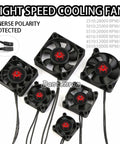 Ultra Fast RC Motor Cooling Fan With High Speed Heatsink 28000 RPM 6V To 8.5V Fits RC Cars Trucks Multi Style JST Connector