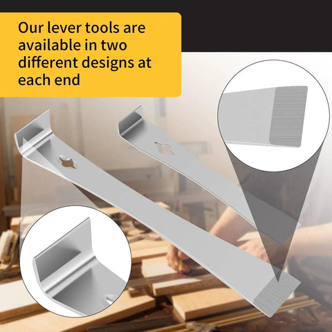 4 Piece Pry Bar Scraper Set With Dual End Flat Pry Bars Nail Puller Crowbar Heavy Duty Stainless Steel Beekeeping Tools