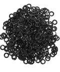 500 Pack Wave Washer Kit For Electrical Appliance Connections, Wave Gaskets And Spring Steel Washers, A Handy Go To Set For DIY Projects And Repairs, Built Tough For Reliable Long Lasting Appliance Fasteners, black wave washers pile