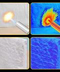 32x24x1 in ceramic fiber blanket insulation baffle, fireproof to 2400F for ovens and kilns