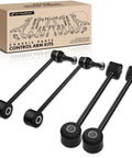 Set Of Four Front And Rear Sway Bar End Links Kit Stabilizer Bar Links For Jeep Grand Cherokee 2005 To 2010 And Commander 2006 To 2010 Easy Install Replacement For Smoother Ride And Better Handling with packaging box.
