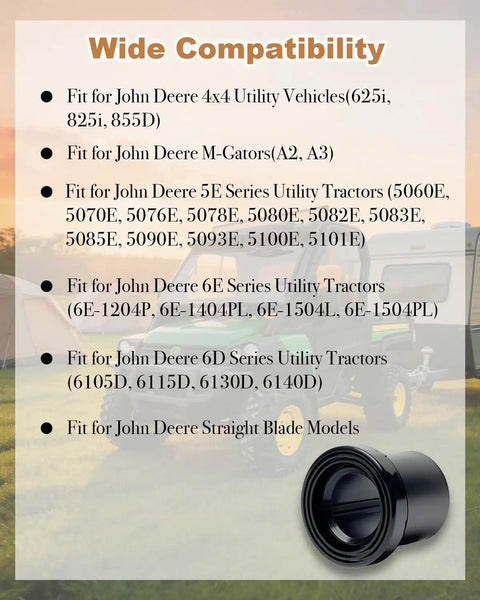 Wide compatibility list for Premium Upper And Lower A Arm Suspension Bushings With Flanged Sleeve Isolators For John Deere Gator Xuv 625i 825i 855d 4x4 5e 6e 6d Ridin Smooth Badass Heavy Duty Replacement Parts.