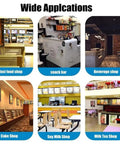 Wide Applications of Electric Automatic Portafilter Cleaner And Knock Box With 58mm Mount in cafes, snack bars, and shops.