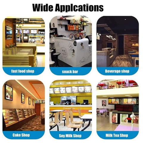 Wide Applications of Electric Automatic Portafilter Cleaner And Knock Box With 58mm Mount in cafes, snack bars, and shops.