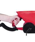 Red Ergonomic Hand Spreader With Built In Armrest And Trigger For Comfort Adjustable Reel Control Sealed Gearbox