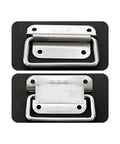 4 Piece 3 Inch Stainless Steel Chest Handles Foldable Pull Ring Handles For Toolbox Cabinets And Doors Heavy Duty Boat Hatch Latch Surface Mount Hardware