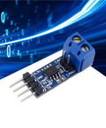 SN65HVD230 Can Bus Transceiver Module runs on 3.3 volts, compact blue PCB, ideal for embedded automotive upgrades.