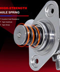 Close-up view of high-strength axle spring in high pressure fuel pump replacement for Ford Explorer 2012 to 2015 L4 2.0L and compatible