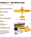 Diagram of WLtoys A160 J3 RC Plane With 5 Channel Precision Control 3D And 6G Flight Modes Brushless 1406 Motor Dual Batteries