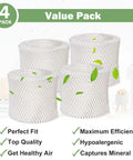 Humidifier Filter C Replacement 4 Pack for Walgreens Cool Mist and Honeywell HC 888 Series and HCM 890 Series compatible models