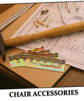 Adjustable Recliner Chair Hinge Sets For Sofas And Lounge Chairs with hammer, screws, and instructions on wooden table
