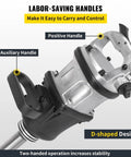 Heavy Duty 1 Inch Pneumatic Air Impact Wrench Shreds Stubborn Lug Nuts Like Warm Butter And Spits Out 3800Nm Torque For Low Stress Shop Work And Long Haul Travels showing labor-saving handles for easy control.