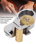 Portable Leather Lace Cutter With Three Blades, Handy Belt Cutter Tool For Leather Straps And Strander Work on display.