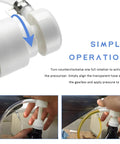 Grease Monkey Go To Fluid Pump For Standard Quart Bottles 4 Cc Per Stroke Transmission Fluid Extractor with manual operation detail.