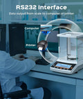 Pro Grade Analytical Balance With 220g Capacity, 0.0001g Readability And 0.0004g Tolerance, RS232 interface shown