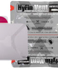North American Rescue HyFin Vent Chest Seal Twin Pack; white chest seal on gray packaging