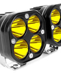 Beefy Yellow 3 Inch 40W LED Pods Lights For Off Road Driving 12V 24V Spot Cube Light Bar For 4WD Trucks Boats ATVs UTVs SUVs Motorcycles