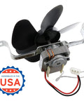 Exhaust Fan Motor Replacement For Range Hood S97012248 120V 60Hz 1.1A CCW CLB Easy Install Fits Broan Nutone Models Nine Inch Bracket Reliable Diy Upgrade