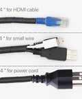 Spiral Cable Wrap Ten Feet One Quarter Inch Wire Wrap Cord Covers Bundle Sleeve Hose for HDMI, small wire, power cord.