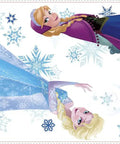 Disney Frozen Anna Elsa and Olaf Peel and Stick Giant Wall Decals Set with colorful figures, removable for kids rooms, Made in USA