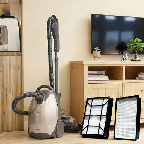 HEPA Vacuum Filter Replacement For Upright Models 53296 40195 And Canister Vacuum Cleaners Models 22614 10065 31140 in living room