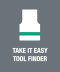 Take It Easy Tool Finder graphic related to Zyklop Bit Socket Set One Half Inch Drive With Holding Function Nine Piece Hex Bit Socket Set.