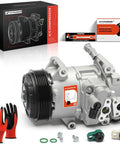 Top Rated AC Compressor With Clutch Pulley Assembly For Subaru Legacy And Outback 2013 Through 2019 2.5L H4 Engine Keeps Your Rig Ice Cold Zero Fluff, with gloves and installation instructions.
