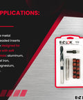 Heavy Duty Thread Repair Kit For Metal With 1/2-20 Carbon Steel Inserts And Installation Tools Quickly Repair Damaged Threads packaging