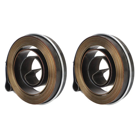 Heavy Duty Drill Press Return Springs 2 Pack Pro Grade Chrome Plated Steel Quill Feed Coils for Bench Drill Press