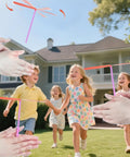 Kids playing with Hand Spinner Helicopter Toy For Outdoor Play And Party Favors Propeller Dragonfly Flight Durable ABS