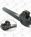 Diamond Pattern Knurling Tool With Pivot Head For Lathe And Milling Machines Pro Grade 1/2 Inch Square Shank