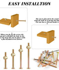 Heavy Duty M6 40mm 50mm 60mm 70mm 80mm Crib Screws Assortment Twenty Piece For Wooden Double Beds Hardware Replacement Kit assembly guide