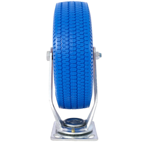 Heavy Duty 10 Inch Flat Free Caster Wheels Swivel And Rigid Casters For Furniture Move Like A Dream With These Tough Blue Cart Casters