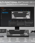 Screenshot of multi-functional software driver for Compact 75 Percent Wireless Mechanical Gaming Keyboard with Hella Smooth Triple Connection Modes And A Massive Ten Thousand Milliamp Hour Battery That Keeps Your Killer Setup Gliding Through Epic Sessions Without Breaking The Bank Or The Vibe.