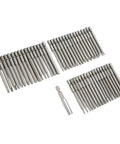 SIXRUN Supercharged 50 Piece Security Bit Set With Magnetic Driver Kit Featuring Tamperproof Torx Hex Spline Tri Wing Bits, CRV steel