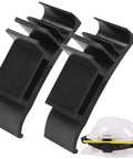 2 Pack Hard Hat Pencil Holder Clip 3 In 1 Attachment For Carpenter Pencils, Markers, And Headlamp Bands Built Tough Black Reinforced Nylon