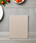 10 Pcs Microwave Mica Plates 104x85 Mm Heat Resistant Insulation Sheets with tomatoes on a wooden table