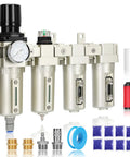 Three Quarter Inch NPT Industrial Air Dryer for compressors with Four Stage Water Separator System Auto Drain and Oil Water Separator