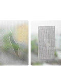 Example of Polyurethane Screen Repair Tape With Fine Mesh Patch For Window And Door Screens Easy Cut Durable Black Adhesive Patch in use