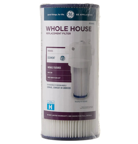 Whole House Water Filter Replacement For Home Filtration System NSF Certified To Reduce Chlorine Taste And Odor, Sediment, Rust And Impurities 10 Inch 4.5 Inch Filter Compatible With GXWH40L GXWH30C GXWH35F GXWH38F GNQH38S Replace Every 3 Months package