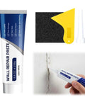 Fast Drying Wall Repair Paste For Cracks And Holes, Multi Function Drywall Patch Kit With Scraper, Sandpaper, nozzle and wall application
