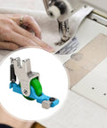 Invisible Zipper Presser Foot With Roller Wheel For Smooth Fabric Feeding And Sewing Seam Guide For Industrial Sewing Machines Tough As Nails Durable Steel Construction Great For Denim Leather And Heavy Duty Projects, on sewing machine