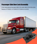 Passenger Side Door Latch Assembly For Heavy Duty Trucks 4600 4700 4800, black mechanical lock replacement