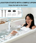 2 Pack Universal Tub Spout Diverter Repair Kit With Valve Stems Cup Seals And Gates To Get Rid Of That Drip, products in a bathtub setting.