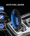 Plug And Play Fuel Saver 10 To 30 Percent Gas Economy Booster For Cars And Trucks in car console with features displayed