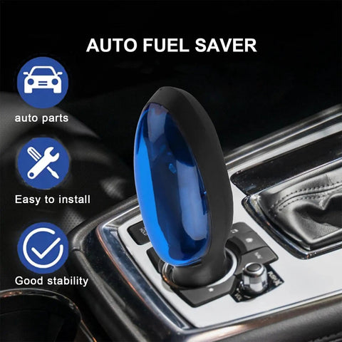 Plug And Play Fuel Saver 10 To 30 Percent Gas Economy Booster For Cars And Trucks in car console with features displayed