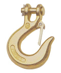 Heavy Duty 7800 Lbs Clevis Slip Hook With Safety Latch For Towing Chains detailed view, forged steel material and spring latch system.